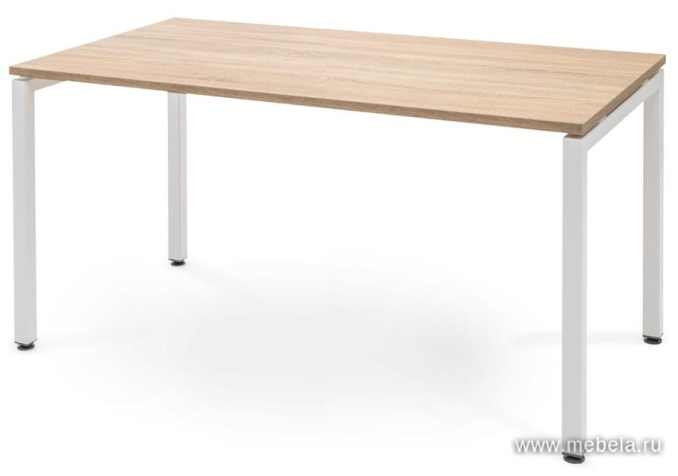 Стол прямой на П-образном металлокаркасе