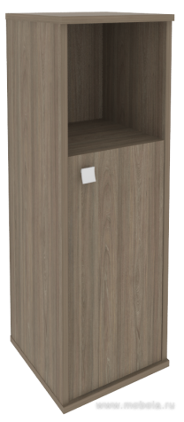Офисный шкаф узкий средний полузакрытый