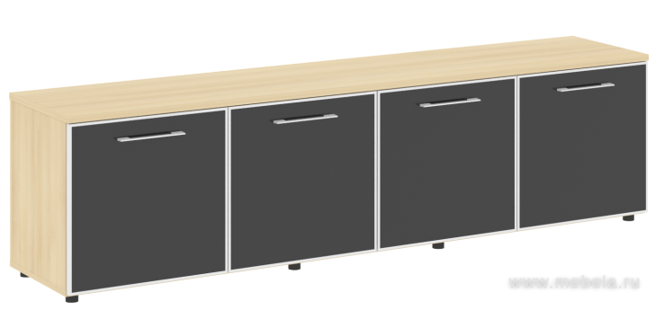 Тумба модульная (стекло Черное)