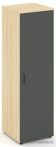 Гардероб узкий глубокий универсальный, задняя стенка ЛДСП
