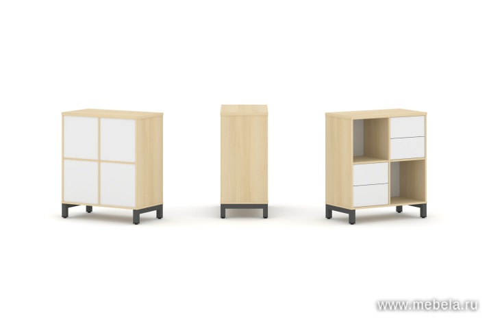 Каркас стеллажа 2 яруса (без вставок и задних стенок)