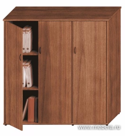 Офисный шкаф средний глухой
