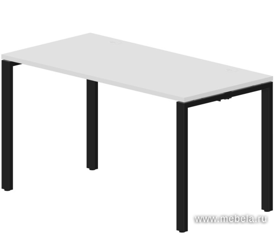 Стол письменный (2 громмета) на П-образном металлокаркасе Strike