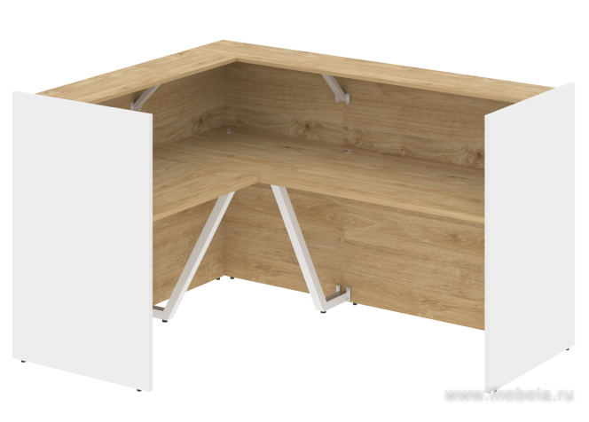 Ресепшен угловой г-образный с внешним углом 1