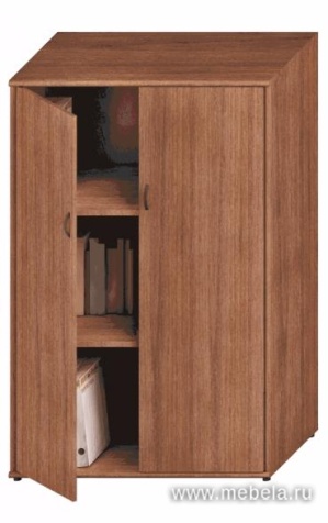 Офисный шкаф средний глухой
