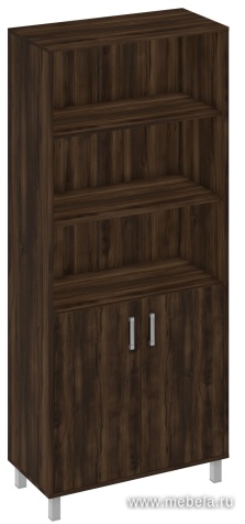 Офисный шкаф двери ДСП без замка + ниши