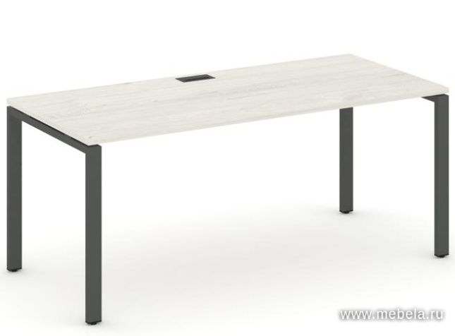 Стол руководителя на металлокаркасе на П-образных опорах