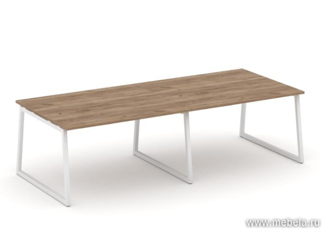 Стол переговорный на T1-образных опорах 40х40