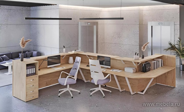 Стойка ресепшен прямая №20