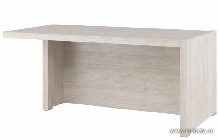Стол письменный с асимметричными опорами (левый)