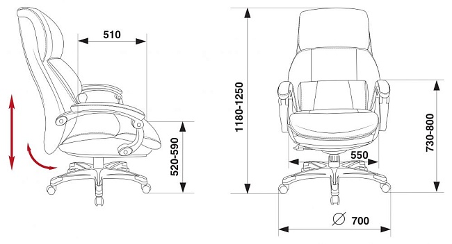 фото кресло Miro Black №3