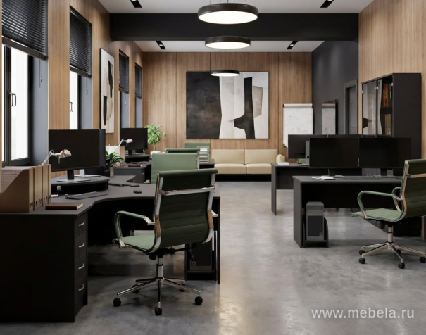 Стол эргономичный на металлокаркасе (правый)