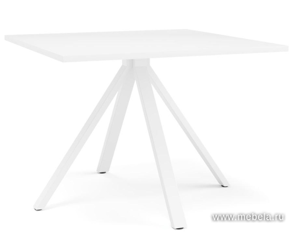 Стол переговоров (белые опоры)