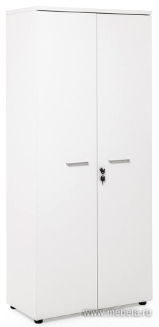 Офисный шкаф высокий с полками