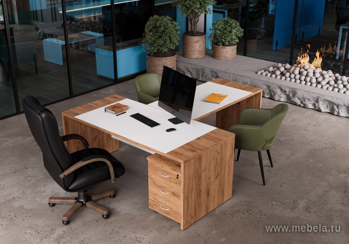 Офисный шкаф низкий закрытый