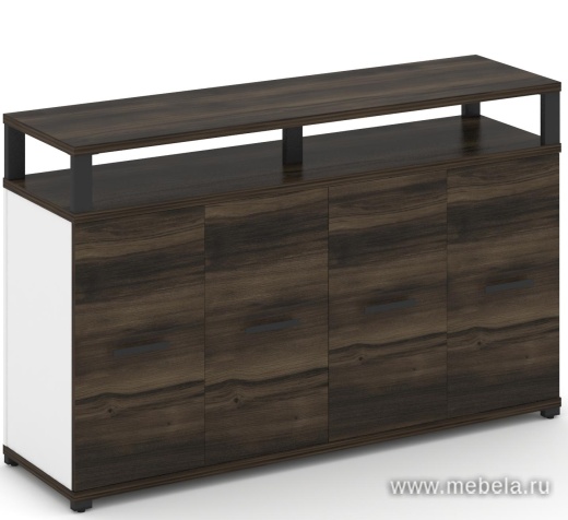 Распашной Офисный шкаф опорный/приставной с верхним горизонтом