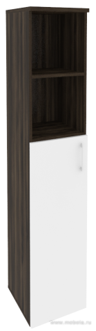 Офисный шкаф высокий узкий (лев/прав) 