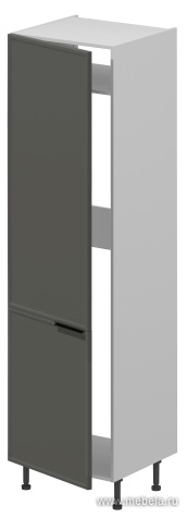 Колонка под холодильник, фасады рамочные, МДФ в плёнке.