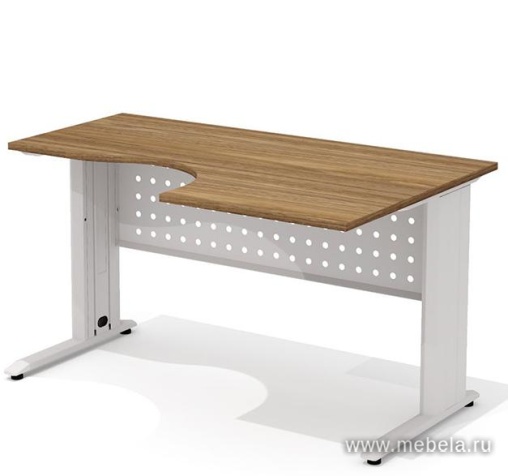 Стол эргономичный, на металлокаркасе