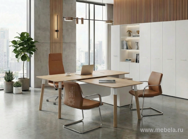 Офисный шкаф широкий высокий