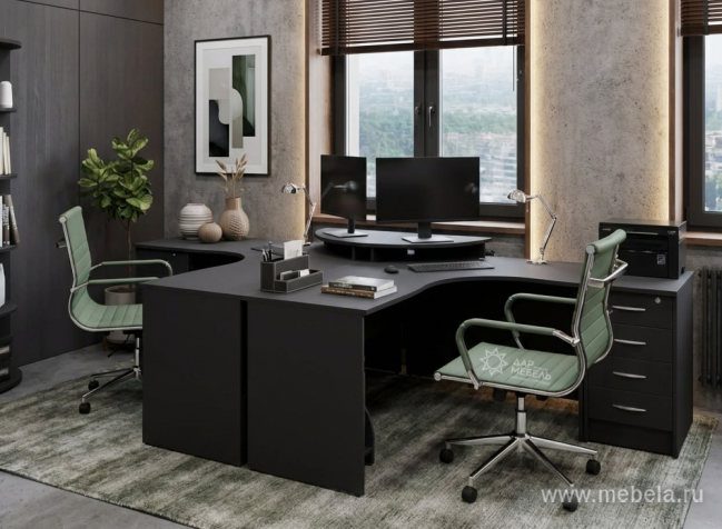 Стол эргономичный на металлокаркасе (правый)