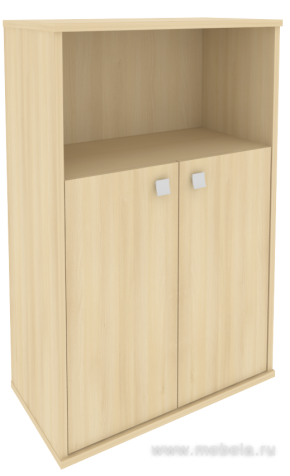 Офисный шкаф средний полузакрытый