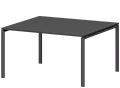Стол переговорный на П-образном металлокаркасе