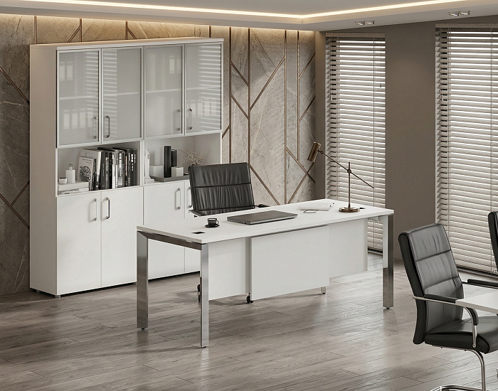 фото кабинет Оникс Люкс Белый					