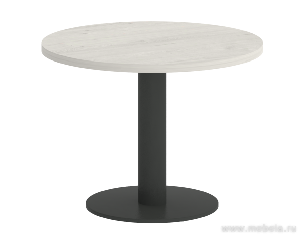 Стол журнальный круглый на металлической опоре