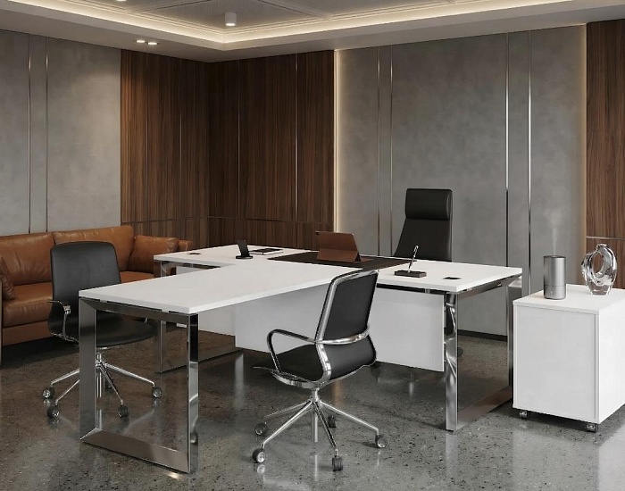 фото кабинет Оникс-О Люкс Белый					 №2					