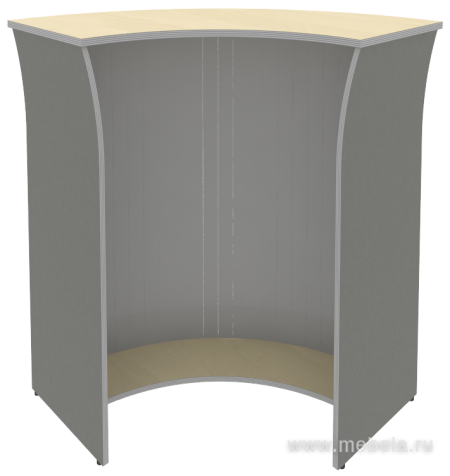 Стойка ресепшн угловая ролета (без полки)
