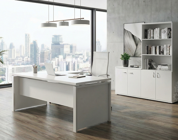 фото кабинет Стил Эво Белый					 №5					