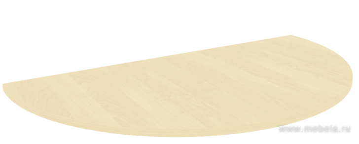 Полукруг на два стола