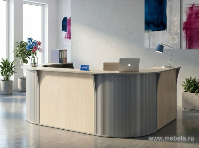 Стойка ресепшен прямая 160