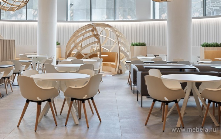 Стол переговоров (белые опоры)