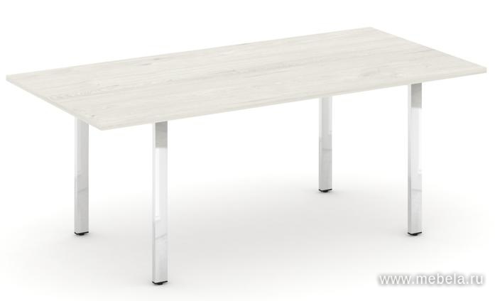 Стол переговорный на металлокаркасе на П-образных опорах