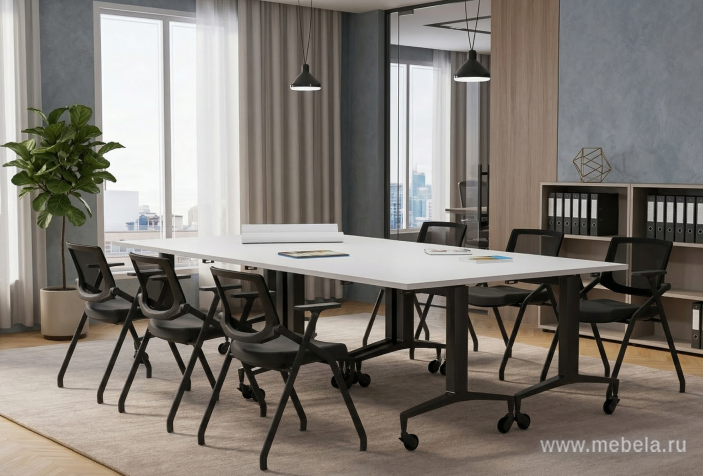 Мобильный складной офисный стол