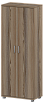 Офисный шкаф широкий высокий закрытый 2 двери (ЛДСП)