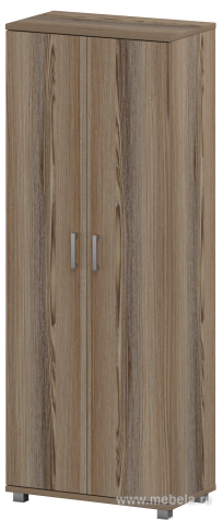 Офисный шкаф широкий высокий закрытый 2 двери (ЛДСП)