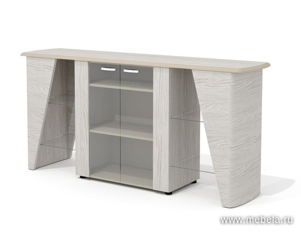 Офисный шкаф низкий с глухими фасадами