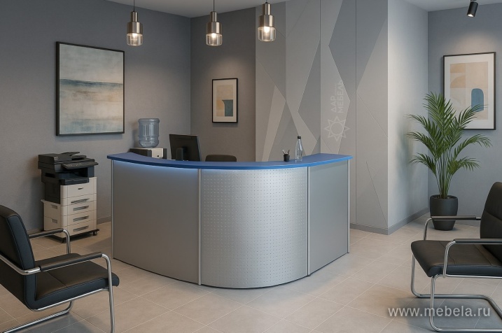 Стойка ресепшн прямая Эдем 140