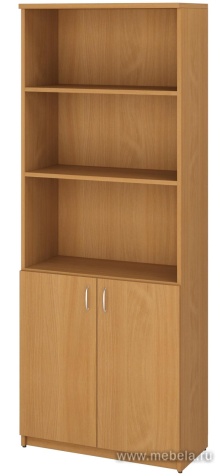 Офисный шкаф высокий полузакрытый