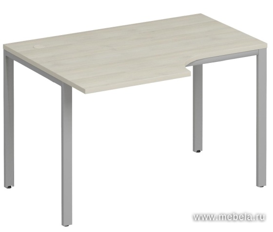 Стол письменный на П-образном металлокаркасе (левый)