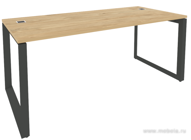 Стол руководителя на О-образном металлокаркасе