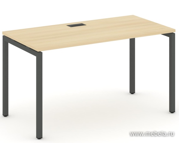 Стол письменный на металлокаркасе на П-образных опорах 40х40