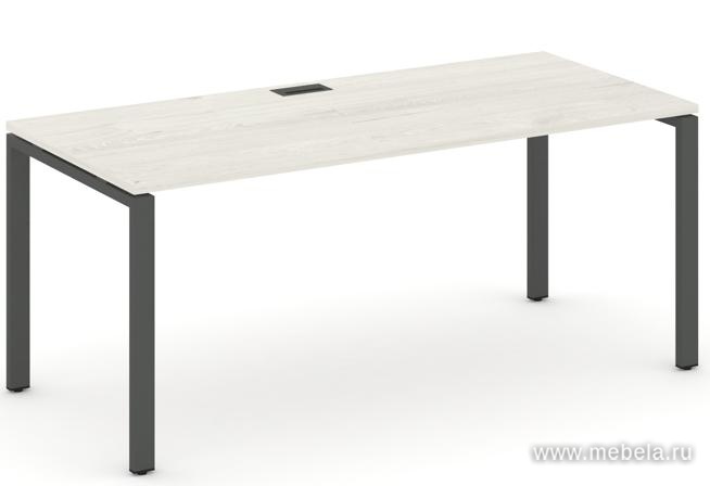 Стол руководителя на металлокаркасе на П-образных опорах