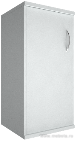 Офисный шкаф узкий низкий закрытый, Л/Пр.