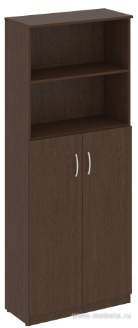 Офисный шкаф полуоткрытый