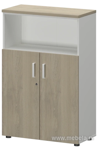 Офисный шкаф для документов полузакрытый