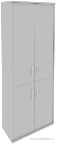 Офисный шкаф 2 секции закрытый